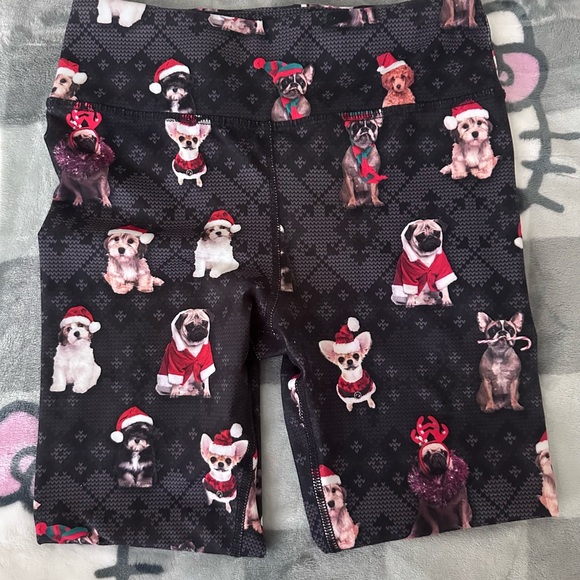 EVCR Christmas dogs print leggings yoga pants - Picture 6 of 14